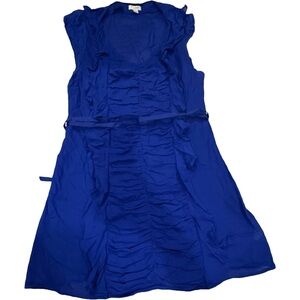 Odille Royal Blue Ruffled Dress